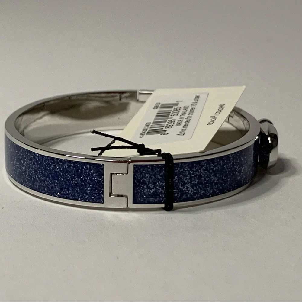 Brand New with Tags COACH Signature ‘C’ Logo Hinged Bangle Bracelet - Picture 7 of 10